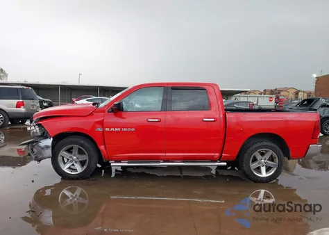 2012 Ram 1500 Slt from USA, damaged, VIN 1C6RD6LT7CS137117